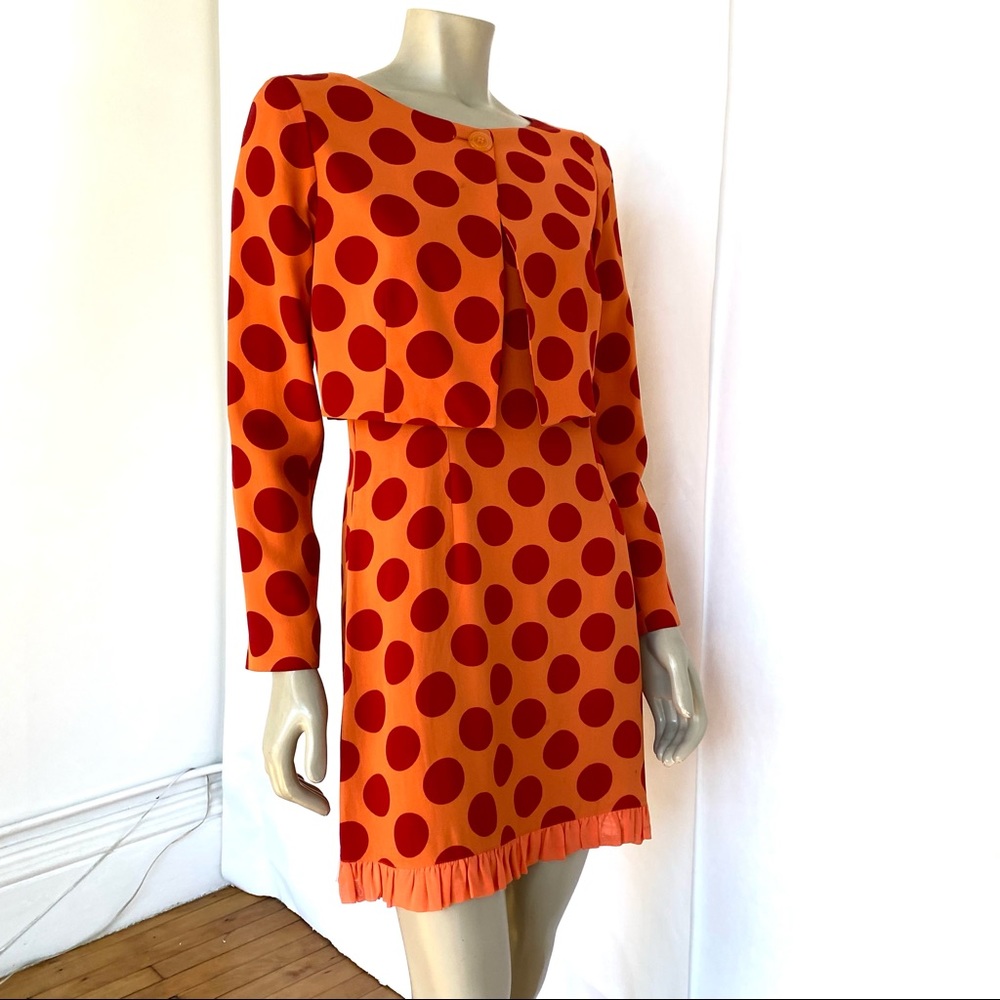 PIN UP GIRL 2 Piece Polkadot Outfit - Picture 6 of 16